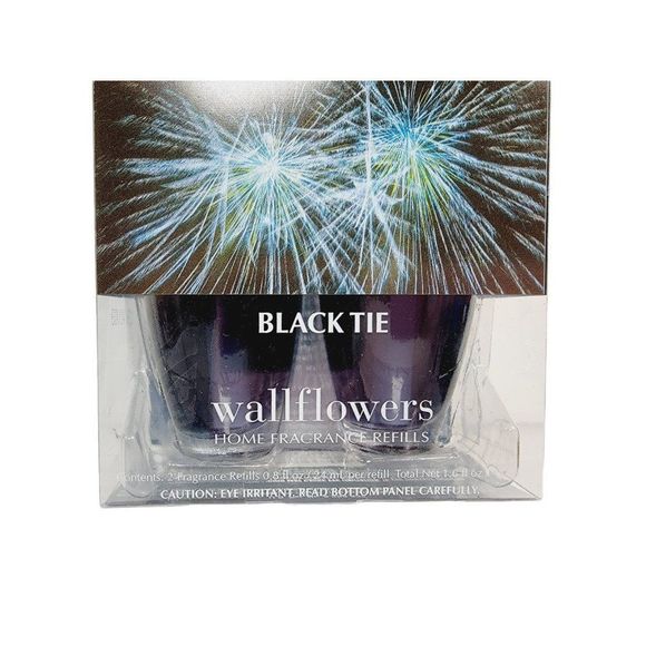 2 BLACK TIE Bath & Body Works Wallflower Refills 2 Pack Boxes - Picture 4 of 11